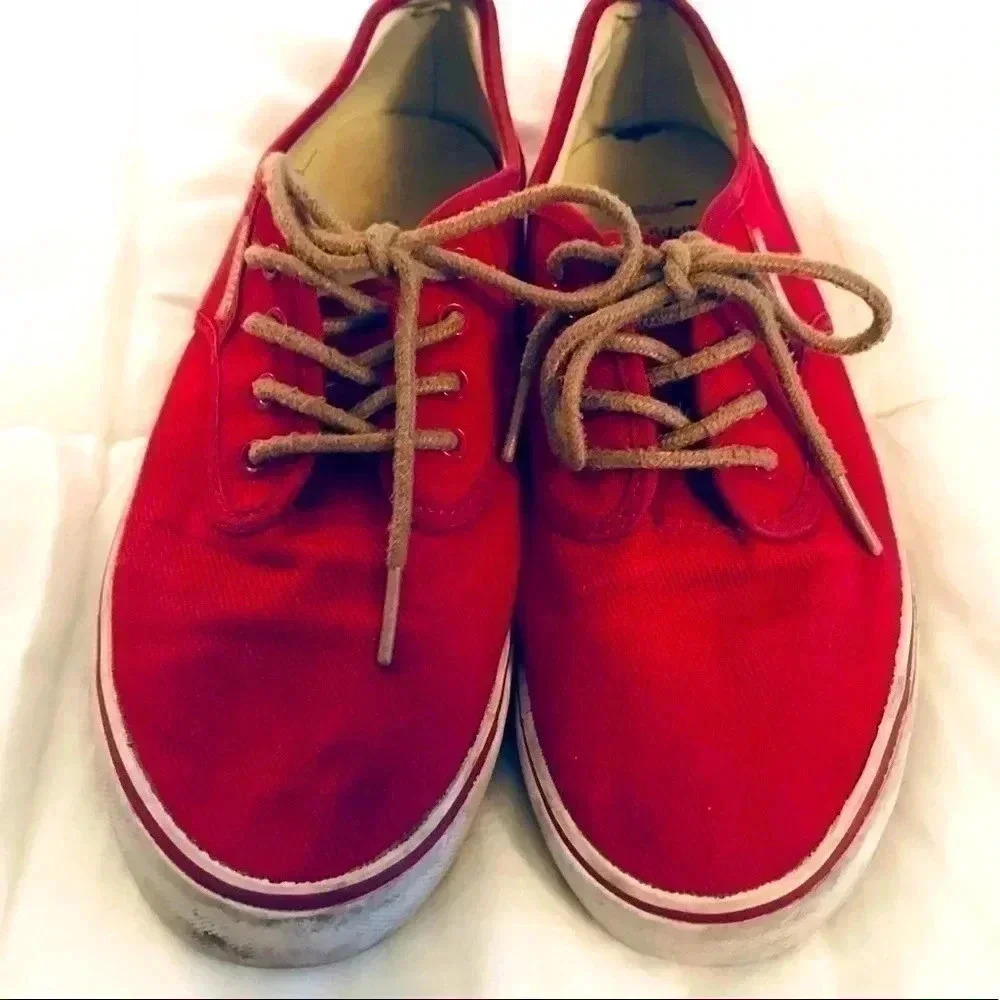 BURTON GRAVIS Slymz Formula One Skateboard Low Sneakers Shoes Red White Mens 6 - Picture 3 of 5